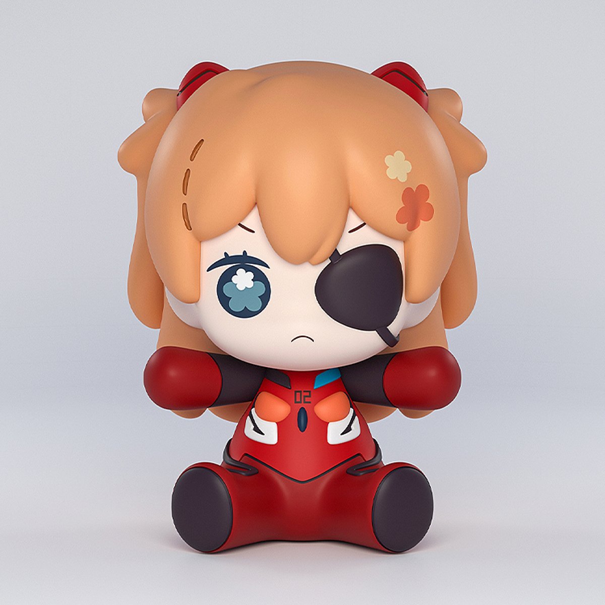 [Pre-Order] Huggy Good Smile Asuka Shikinami Langley: Eye Patch Ver EVANGELION Figure