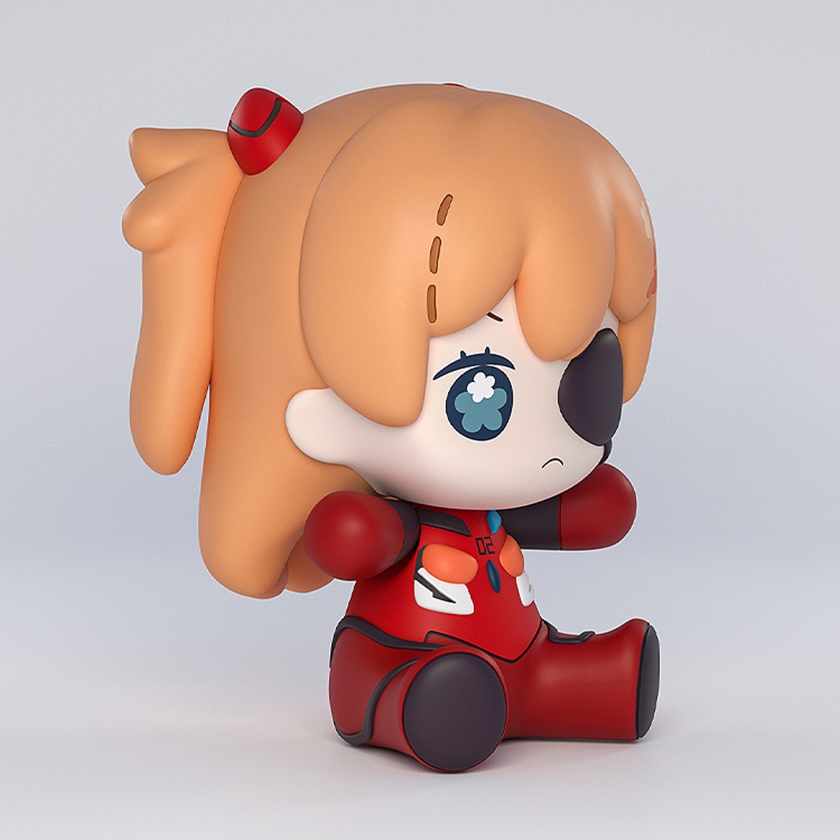 [Pre-Order] Huggy Good Smile Asuka Shikinami Langley: Eye Patch Ver EVANGELION Figure