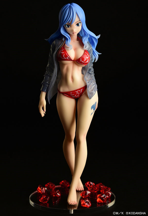 [Pre-Order] Juvia Lockser Gravure Style Red Bikini Wet See-Through Dress Shirt SP Fairy Tail 1/6 Scale Figure