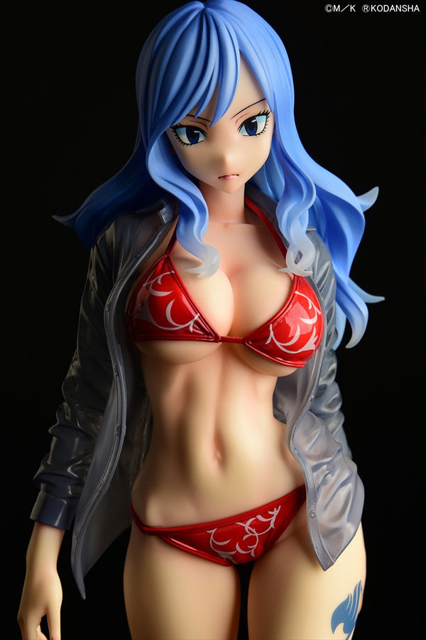 [Pre-Order] Juvia Lockser Gravure Style Red Bikini Wet See-Through Dress Shirt SP Fairy Tail 1/6 Scale Figure